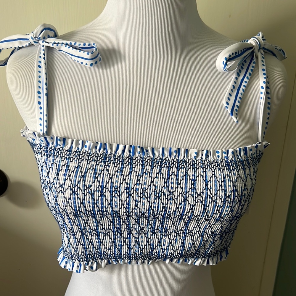 New with Tags Heidi Klein Bikini Set Top Large and Bottoms XL
